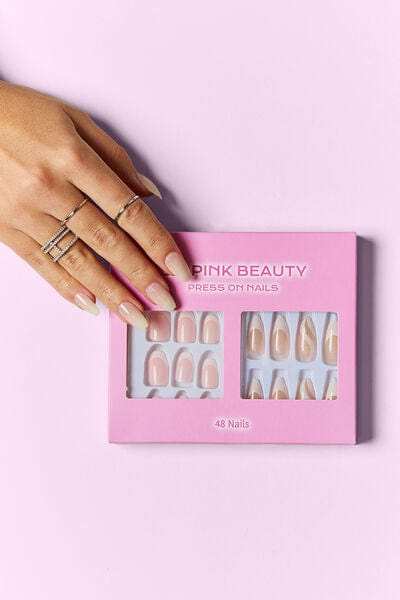SO PINK BEAUTY Press On Nails 2 Packs - Trendsi - Flyclothing LLC