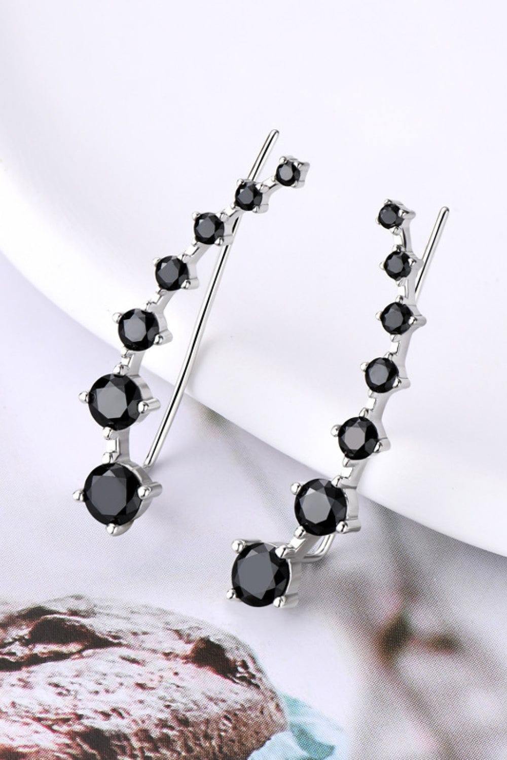 1.9 Carat Moissanite 925 Sterling Silver Earrings - Trendsi