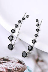 1.9 Carat Moissanite 925 Sterling Silver Earrings - Trendsi