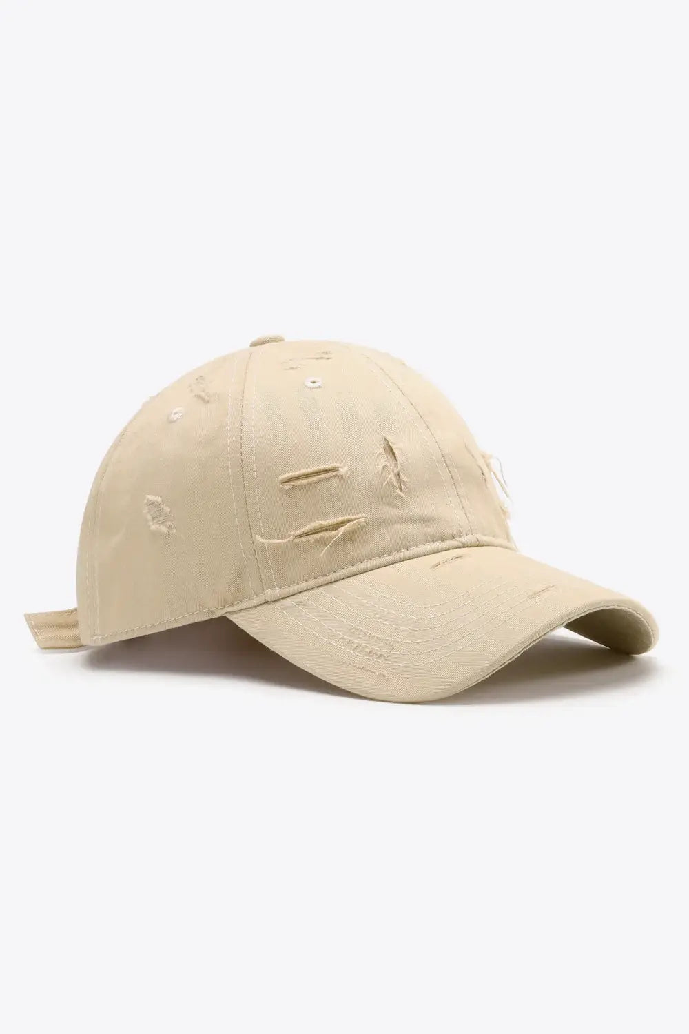 Distressed Adjustable Baseball Cap - Trendsi - Flyclothing LLC