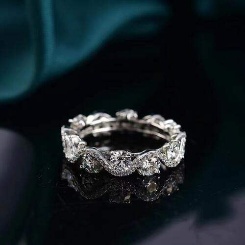Moissanite 925 Sterling Silver Ring - Trendsi - Flyclothing LLC