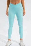 High Waist Active Leggings with Pockets - Trendsi - Flyclothing LLC