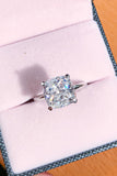3.5 Carat Zircon 4-Prong Ring - Trendsi
