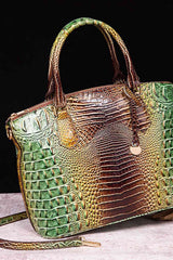 Gradient PU Leather Handbag - Trendsi - Flyclothing LLC