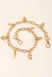 Sea Element Charm Iron Chain Belt - Trendsi