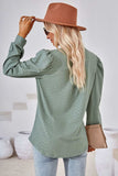 Notched Long Sleeve T-Shirt - Trendsi - Flyclothing LLC