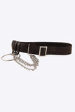 PU Belt with Chain - Trendsi - Flyclothing LLC