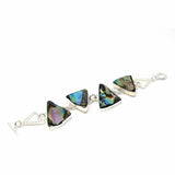 Bracelet, Abalone Triangle Link - Artisana