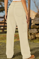 Loose Fit Drawstring Jeans with Pocket - Trendsi - Flyclothing LLC