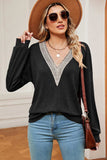 V-Neck Dropped Shoulder T-Shirt - Trendsi - Flyclothing LLC