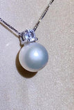 Freshwater Pearl 925 Sterling Silver Necklace - Trendsi