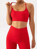 Spaghetti Strap Active Bra - Trendsi - Flyclothing LLC