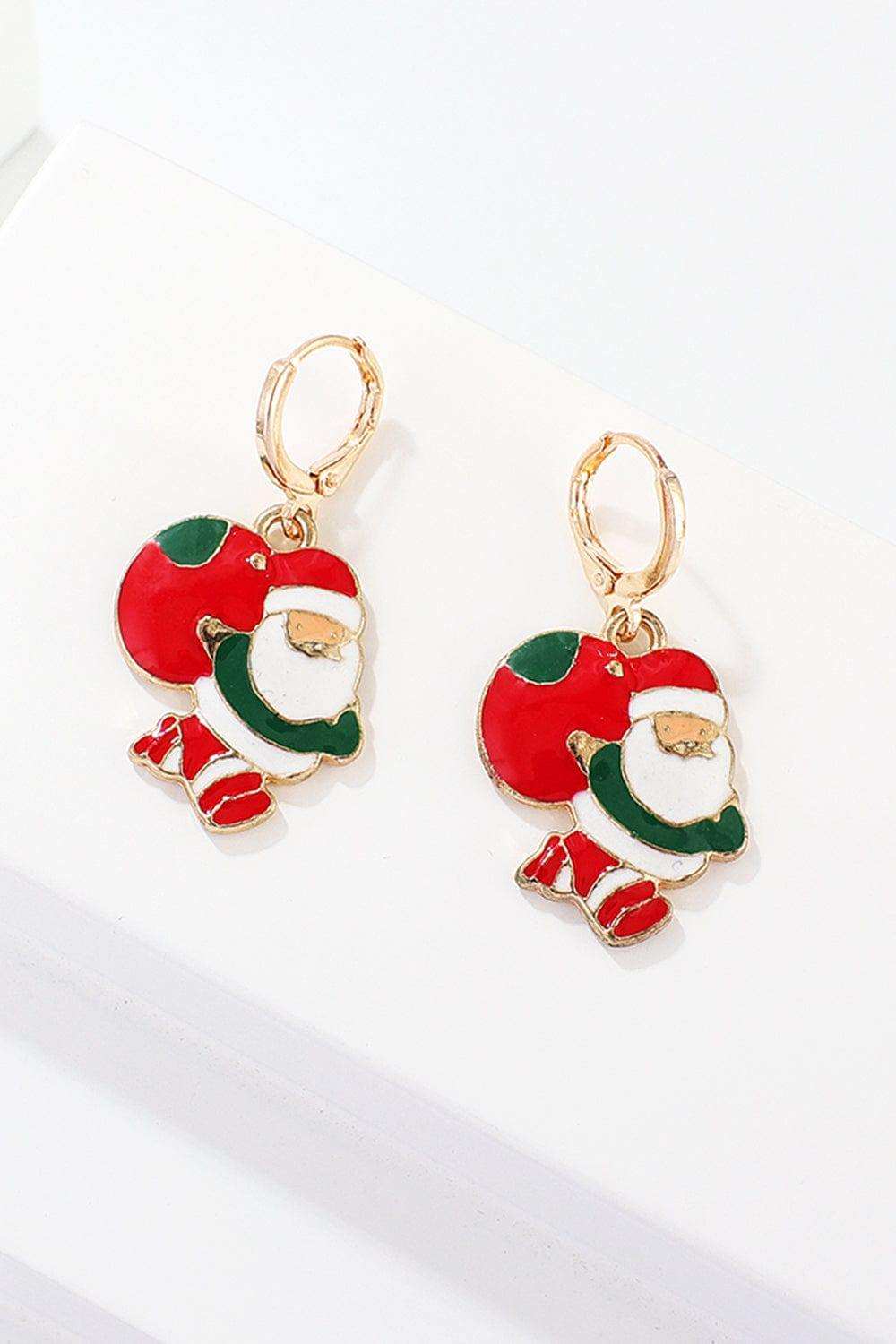 Christmas Theme Alloy Earrings - Trendsi - Flyclothing LLC