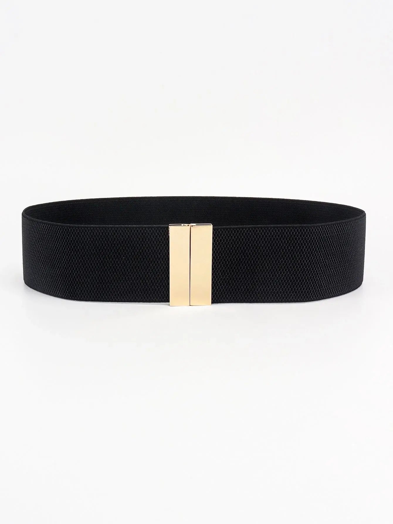 Alloy Buckle Elastic Belt - Trendsi - Flyclothing LLC