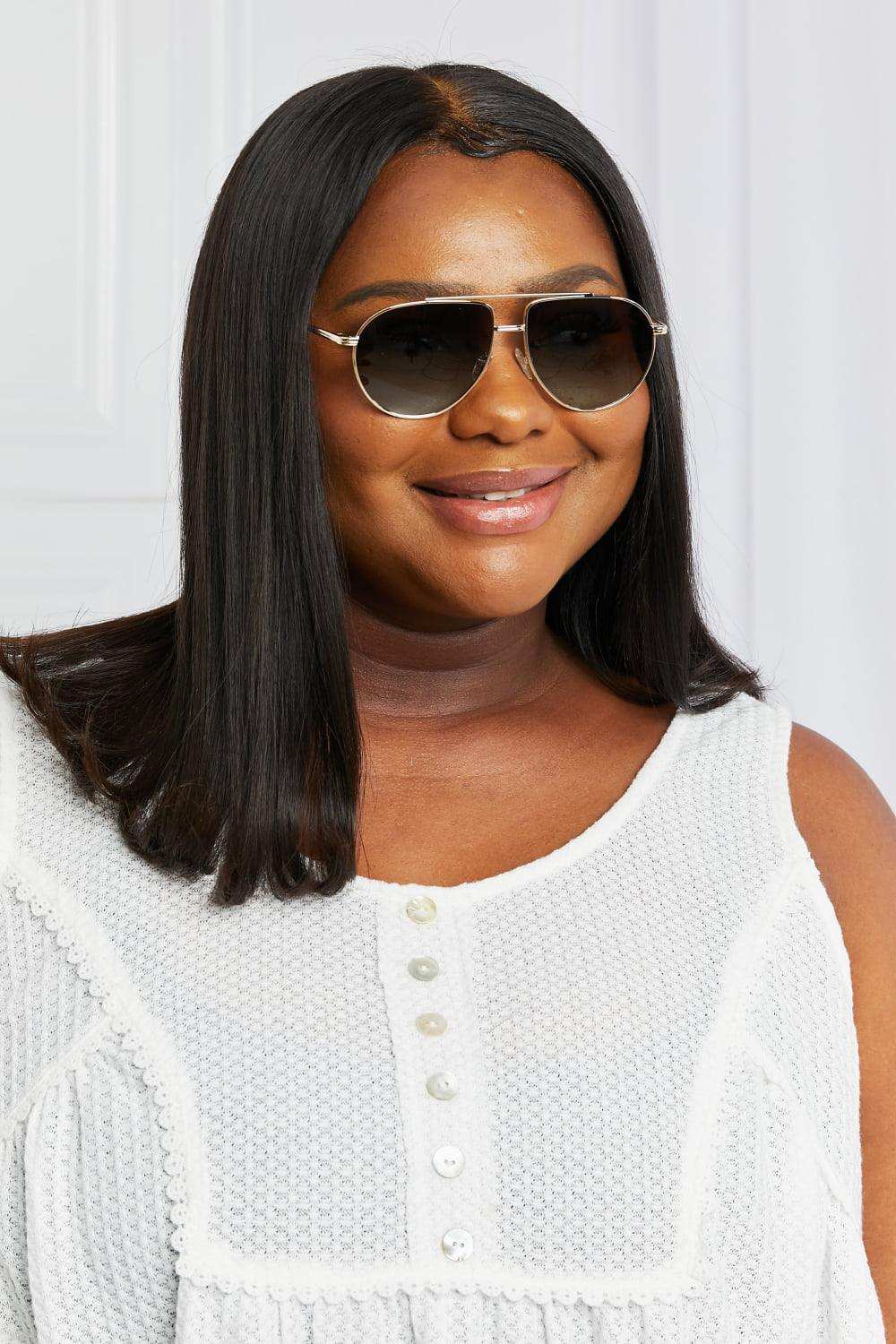 TAC Polarization Lens Aviator Sunglasses - Trendsi - Flyclothing LLC