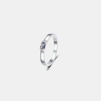 Moissanite 925 Sterling Silver Ring - Trendsi - Flyclothing LLC