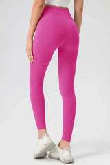 High Waist Skinny Active Pants - Trendsi - Flyclothing LLC