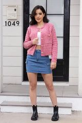 Button Up Round Neck Cardigan - Trendsi - Flyclothing LLC