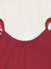 Gathered Detail Spliced Mesh Sleeveless Top and Shorts Lounge Set - Trendsi