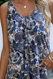Printed Slit Scoop Neck Tank - Trendsi - Flyclothing LLC