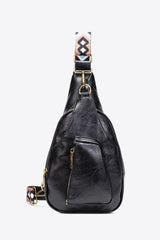 All The Feels PU Leather Sling Bag - Trendsi