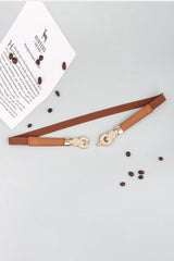 Zinc Alloy Buckle PU Leather Belt - Trendsi - Flyclothing LLC