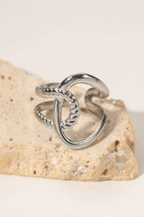 Modern Copper Open Ring - Trendsi