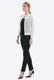 Openwork Zip Up Jacket - Trendsi - Flyclothing LLC
