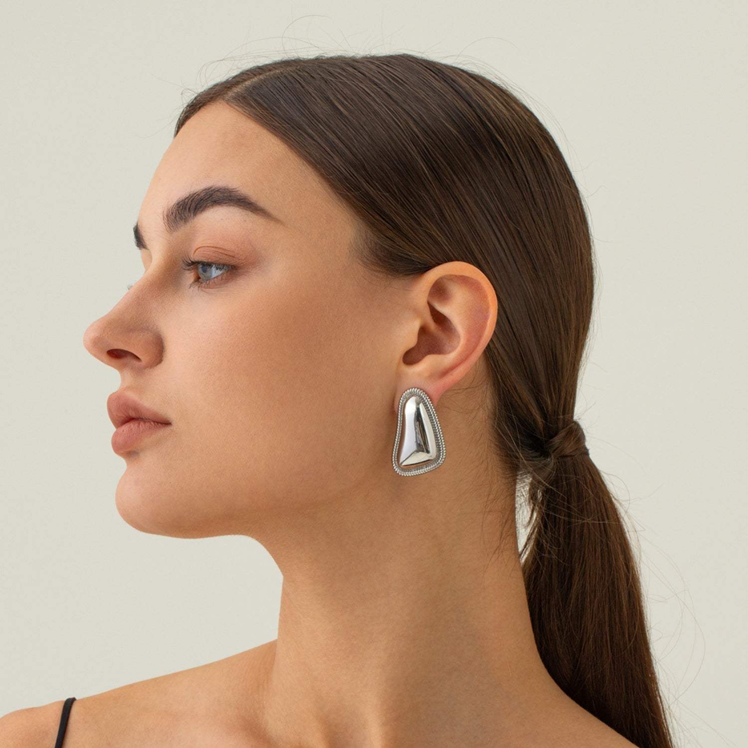 Stainless Steel Stud Earrings - Trendsi - Flyclothing LLC