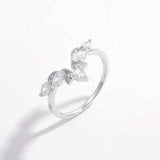 Inlaid Zircon 925 Sterling Silver Ring - Trendsi - Flyclothing LLC