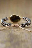 Natural Stone Beaded Bracelet - Trendsi - Flyclothing LLC
