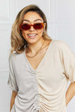 Oval Full Rim Sunglasses - Trendsi - Flyclothing LLC
