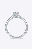 Moissanite 925 Sterling Silver Solitaire Ring - Trendsi - Flyclothing LLC