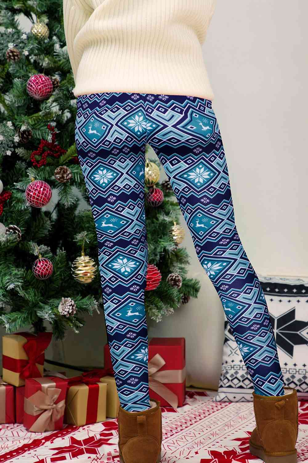 Full Size Geometric Leggings - Trendsi - Flyclothing LLC