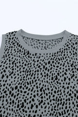 Printed Round Neck Tank - Trendsi - Flyclothing LLC