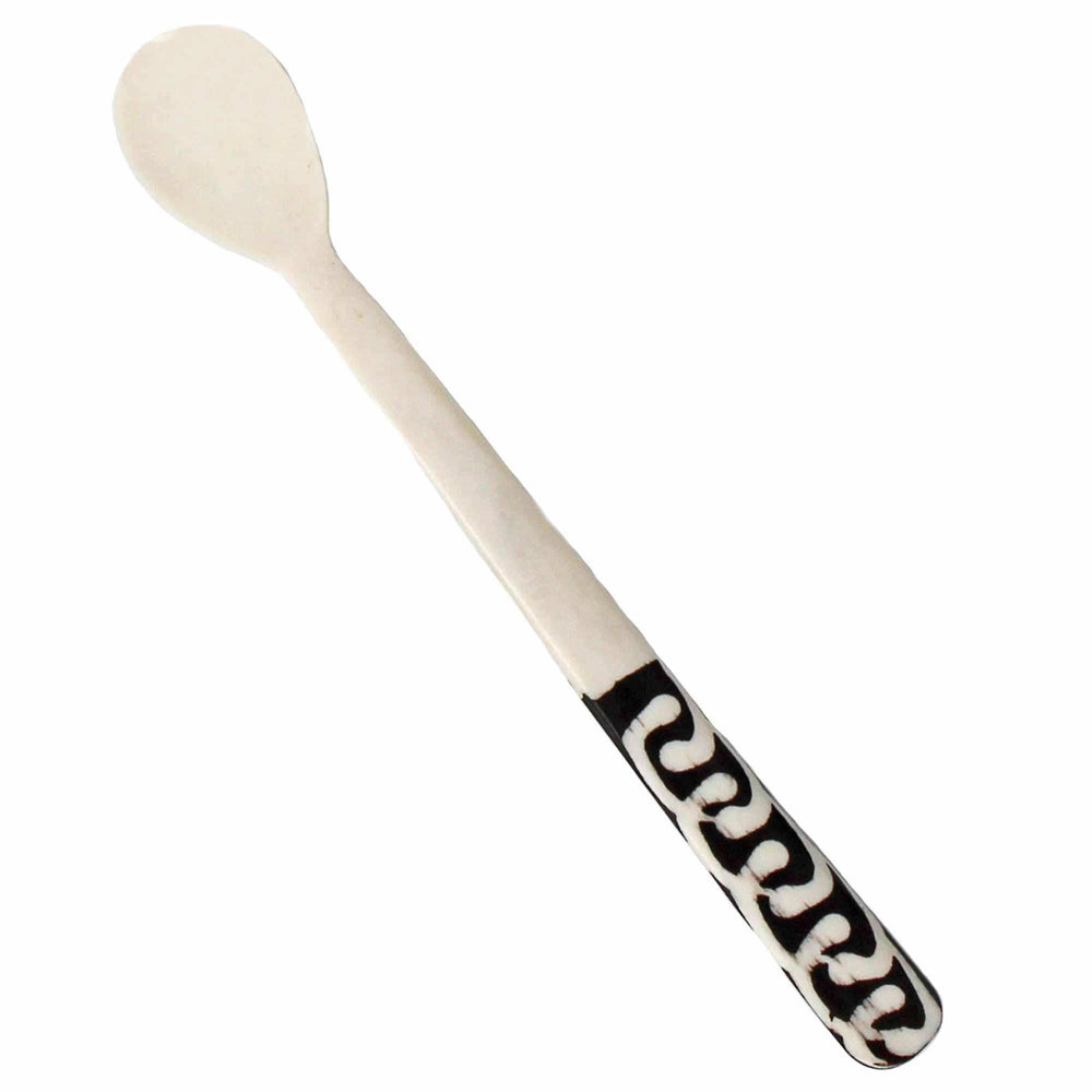 Long Batik Bone Appetizer Spoons, Set of 2 - Jedando - Flyclothing LLC
