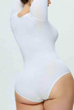 Long Sleeve Shaping Bodysuit - Trendsi - Flyclothing LLC