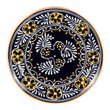 Handmade Pottery 8" Trivet or Wall Hanging, Blue - Encantada - Encantada - Flyclothing LLC