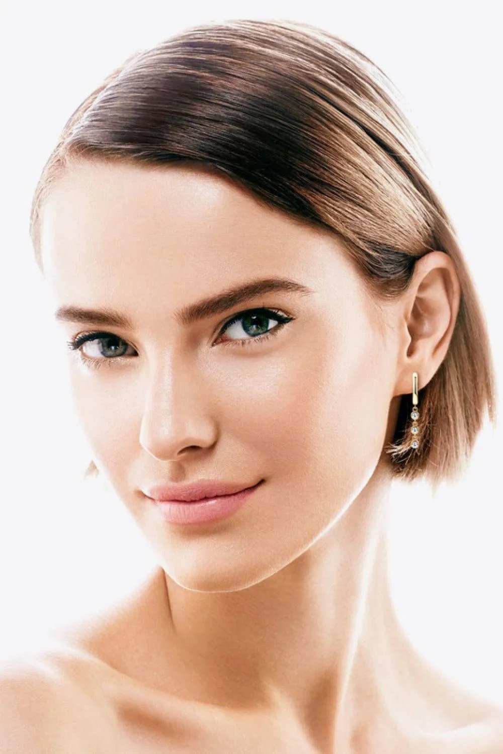 Moissanite Decor 925 Sterling Silver Earrings - Trendsi - Flyclothing LLC