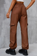 Buttoned High Waist Jeans with Pockets - Trendsi - Flyclothing LLC