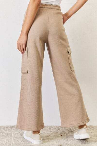 RISEN High Waist Cargo Wide Leg Pants - Trendsi - Flyclothing LLC