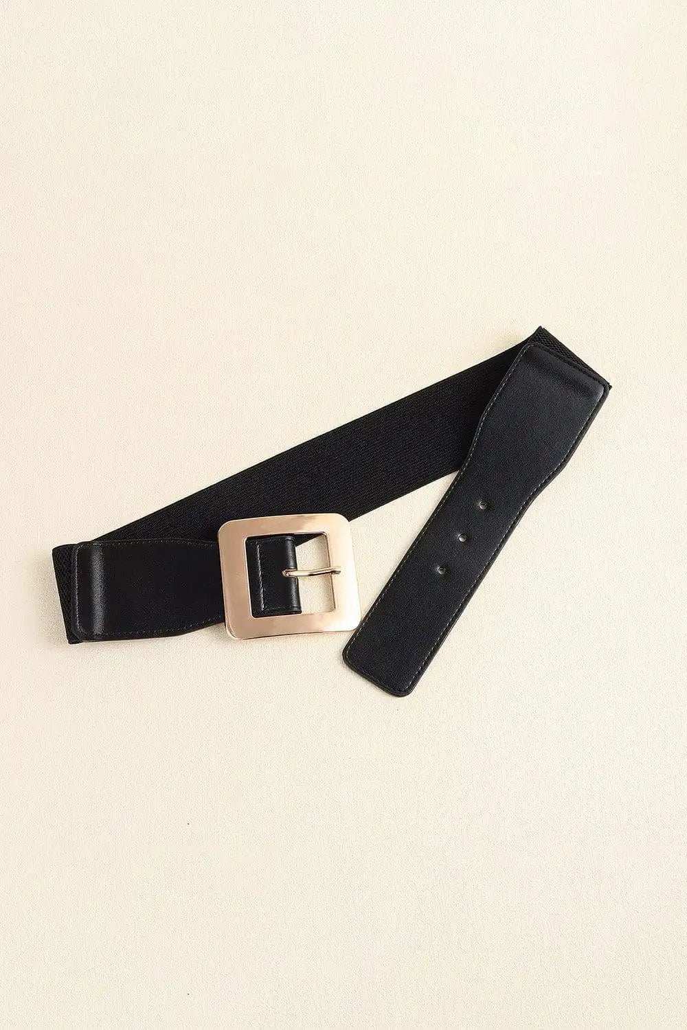 Alloy Buckle PU Leather Belt - Trendsi - Flyclothing LLC