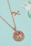 Moissanite K to T Pendant Necklace - Flyclothing LLC