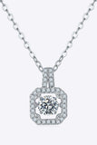 Moissanite 925 Sterling Silver Necklace - Trendsi - Flyclothing LLC