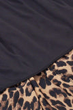 Plus Size Leopard Print Midi Skirt - Trendsi - Flyclothing LLC