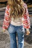 Flower Element Openwork Round Neck Sweater - Trendsi - Flyclothing LLC