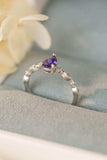 Amethyst 925 Sterling Silver Ring - Trendsi - Flyclothing LLC