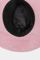 Fame Braided Faux Suede Hat - Trendsi