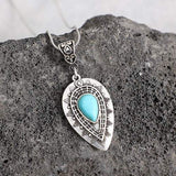 Geometric Alloy Pendant Necklace - Trendsi - Flyclothing LLC