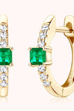 Lab-Grown Emerald Earrings - Trendsi